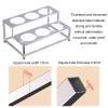 Stainless Steel Spice Rack Set for Kitchen - Commercial Countertop Dispenser with Pans & Lids - Perfect for Seasoning, Sauces, Condiments & Salad Ingredients (57x55.5x26cm) view 4