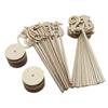 SOLUSTRE 40 Wooden Table Numbers with Base 1-40 Wedding Table Holders Elegant Decoration for Events Parties and Reception view 1