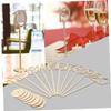 SOLUSTRE 40 Wooden Table Numbers with Base 1-40 Wedding Table Holders Elegant Decoration for Events Parties and Reception view 3