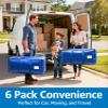 6 Pack Large Moving Bags Heavy Duty Reusable Storage Bags with Zippers & Handles | Extra-Large Packing Bags for Moving Boxes, Clothes, Bedding, Holiday Dcor & Home Storage view 4