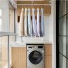 Closet Pole Socket 8Pcs Flange Rod Holder Curtain Rod Bracket Stainless-Steel Curtain Rod Holder for Closet Rod with Screws(32) view 4