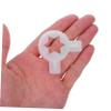 Ipetboom 4pcs Ice Cream Machine Nozzles Set Hexagonal Star Shape Piping Tips Plastic Cream Nozzles for Commercial Ice Makers and Dessert Decoration view 4