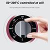 FENOKD Fried Egg Pan, Commercial Electric Heating Meat Hamburger Maker Griddle, Quickly & Evenly Heats Egg Burger Making Machine, 50-300Temperature Control Rapid Heating view 2