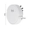 3 In 1 Robot Vacuum Cleaner For Hard Floor Cleaning For Home Cleaning, Wet Mopping Floor Robot With Anti Collision Sensor, Remote Control Low Profile Vacuum(White) view 2