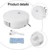 3 In 1 Robot Vacuum Cleaner For Hard Floor Cleaning For Home Cleaning, Wet Mopping Floor Robot With Anti Collision Sensor, Remote Control Low Profile Vacuum(White) view 3
