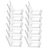 12Pcs Easel Display Stand for Plates Plastic Plate Holder for Art Photos and Collectibles for Home Decor Parties Trade Shows and More view 1
