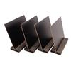 4Pcs Small Double Sided Chalkboard with Wood Base for Hotel Bar and Store Erasable Message Board for and Signage view 1