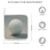 Golf Ball Pot Holders Set of 2 Heat Resistant & Non Slip Potholders, Pot Holder with Soft Cotton Lining, Square Oven Hot Pads for Kitchen Cooking Baking Barbecue 8x8 Inch view 2