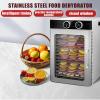 Commercial Food Dehydrator, 800W/1200W Large Capacity Food Dryer Machine for Jerky, Meat, Fruit - 86F-194F, 0-24 H, Stainless Steel Dehydrater Biltong Maker, 360 Drying Performance,10Layer view 3