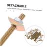 HOMOBABE Hardware 8pcs Bed Frame Corner Connector Screws, Stainless Steel view 3