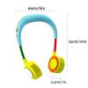 Portable Cooling Neck Fan, Rechargeable USB Personal Neck Fans, 360 Rotation, Wearable Neck Fan Air Conditioner for Office Travel Sport, 5 Adjustable Speeds(B Three Winds) view 2