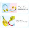 Portable Cooling Neck Fan, Rechargeable USB Personal Neck Fans, 360 Rotation, Wearable Neck Fan Air Conditioner for Office Travel Sport, 5 Adjustable Speeds(B Three Winds) view 3