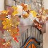 C APPOK Fall Garland String Lights for Thanksgiving Decorations, 50 LED 16.4Ft Lighted Autumn Leaves Garlands Decor, Fall Lights with Timer for Home Party Indoor Mantle view 3