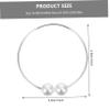 2Pcs Adjustable Pearl Design Curtain Clips Elegant Tiebacks for and Holdbacks for Drapes Ready Curtain Buckles view 2