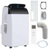 Takywep 12000 BTU Portable Air Conditioner with Dehumidifier & Fan, 3-In-1 AC Units Cools Up to 550 Sq. Ft., Standing Ac Unit with Remote Control for Rom, Auto Swing, Sleep Mode, Black Top Cover view 1