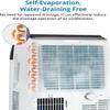 Takywep 12000 BTU Portable Air Conditioner with Dehumidifier & Fan, 3-In-1 AC Units Cools Up to 550 Sq. Ft., Standing Ac Unit with Remote Control for Rom, Auto Swing, Sleep Mode, Black Top Cover view 4