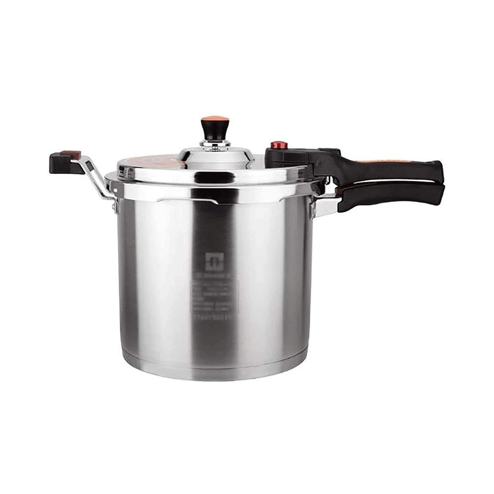 304 Stainless Steel Pressure Cooker, T-shaped Valve Body Design, Large-capacity Explosion-proof Soup Pot, Multiple Safety Protection, Thickened Slow Cooker(10L)