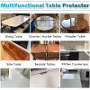 AMUFJJ Quartz/Granite/Marble Countertop Protection Film Clear, Self Adhesive Table Cover Layer & Contact Paper 18 26 33 41 49 57 Inch Width, Waterproof Writing Desk Mats(18x63in) view 3