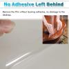 AMUFJJ Quartz/Granite/Marble Countertop Protection Film Clear, Self Adhesive Table Cover Layer & Contact Paper 18 26 33 41 49 57 Inch Width, Waterproof Writing Desk Mats(18x63in) view 4