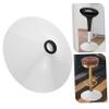 HOLIDYOYO White Iron Bar Stool Base with Bearings 360 Degree Rotation view 3