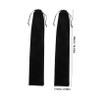 YARNOW 2pcs Folding Fan Storage Pouch Drawstring Soft Velvet Bag for Handheld Fans Portable Protector for Travel and Home Use Organizer view 2