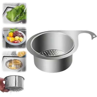 2025 New Stainless Steel Swan Sink Strainer Basket  Faucet-Hanging Multifunctional Filter for Corner Sinks, Ideal for Washing Fruits & Vegetables (1)