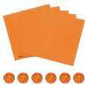 MECCANIXITY 3 Inch Orange Foil Candy Wrappers 100Pcs Aluminum Foil Glossy Chocolate Foil Wrappers Square for Caramel Candies Decoration view 1
