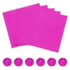 MECCANIXITY 5 Inch Rose Red Foil Candy Wrappers 100Pcs Aluminum Foil Glossy Chocolate Foil Wrappers Square for Caramel Candies Decoration view 1