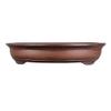 Indoor Flower Pot Plant Pots Purple Clay Bonsai Flower Pot 27in Handmade Round Shallow Pot Purple Clay Green Plant Pots Outdoor Flower Pot view 1