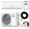 12000 BTU Mini Split Air Conditioner,22 SEER2 Cools & Heats 750 Sq.Ft,Energy Star,Work with Alexa,Inverter Technology,Smart DC Inverter Heat Pump System,WiFi/Remote Control,Installation Parts Included view 1