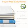 MTSVMP Twin Size 12 Inch Hybrid Mattress in a Box, Medium Firm Innerspring Mattresses Memory Foam & Individually Wrapped Pocket Springs for Pain Relief, CertiPUR-US Certified view 2