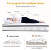MTSVMP Twin Size 12 Inch Hybrid Mattress in a Box, Medium Firm Innerspring Mattresses Memory Foam & Individually Wrapped Pocket Springs for Pain Relief, CertiPUR-US Certified view 3
