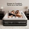 OhGeni 20" Raised Queen Air Mattress (1 Pack) with Built in Pump, Airbed view 2