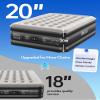 OhGeni 20" Raised Queen Air Mattress (1 Pack) with Built in Pump, Airbed view 3
