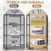 5 Pcs Wire Rack Covers, 37x9x1.6 in PVC Wire Shelf Cover for Pantry, Removable Closet Decoration Shelf Liners (Not Wood) for Kitchen Bathroom Office Shelving, Durable Shelves Easy Install-White view 3