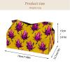 2 Pack Yellow Dragon Fruits Pitaya Tissue Box Cover, Facial Tissue Holder Storage for Bathroom Vanity, Dressers, Night Stand, Parlors and Offices view 4
