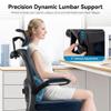 AreShark Office Chair Ergonomic Desk Chairs with Adjustable Lumbar Support& Headrest Hanger, High Back Breathable Mesh Chair with Wheels, Rolling Swivel Comfy Task Computer Chair for Home Work Gaming view 2