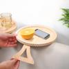 Kronabelle Bamboo Couch Arm Clip-On Tray, Small Side Table with Rounded Edges, Portable and Space-Saving, 10 X 10 in, Ideal for Living Room view 2