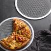 Muzrunq Pizza Screen with Seamless Edge, 3Pcs 12 Inch Restaurant-Grade Pizza Rack Professional Practical Round Baking Pan for Home Kitchen BBQ Baking.. view 2
