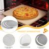 Muzrunq Pizza Screen with Seamless Edge, 3Pcs 12 Inch Restaurant-Grade Pizza Rack Professional Practical Round Baking Pan for Home Kitchen BBQ Baking.. view 3