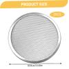 Muzrunq Pizza Screen with Seamless Edge, 3Pcs 12 Inch Restaurant-Grade Pizza Rack Professional Practical Round Baking Pan for Home Kitchen BBQ Baking.. view 4