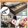 Hydraulic Gas Spring Bed Storage Lift Kit for Storage Cabinet, 2Pcs Sofa Lift Mechanisms, Bed Lift Mechanism, Bed Storage Lift Kit, Living Bed Lift Mechanism, 61cm/75cm/90cm/110cm/120cm/150 cm(Black)( view 4