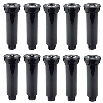 10Pcs -Up Sprinkler Lawn Tool - for Garden Supplies 360 Degree Irrigation Equipment Gear Sprinkler Black