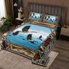 Feelyou Mallard Duck Bedspread Twin Size Lake Lodge Cabin Rustic Coverlet Set for Kids Boys Girls Wildlife Quilted Coverlet Microfiber view 1