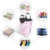 Cute owl Square dirty clothes storage bag, lightweight and large capacity, suitable for home and travel use. view 4