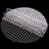 100 Pcs Gold Polka Dots Placemats 13 Inch Round Disposable Table Mat Gold Foil Mesh Pressed Paper Placemat Elegant Wedding Placemats for Birthday Party Church Banquet Dinners Dining Room Table Decor view 1