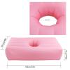 DouSeiAi Inflatable Bed with Hole 72x40x17 Inch, PVC Air Mattress for BBL Surgery Recovery, Camping, Traveling, Hiking, Guest Bed, Home Use, with Electric Pump, Pink view 2