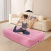 DouSeiAi Inflatable Bed with Hole 72x40x17 Inch, PVC Air Mattress for BBL Surgery Recovery, Camping, Traveling, Hiking, Guest Bed, Home Use, with Electric Pump, Pink view 3