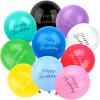 100 Pcs Custom Balloons with Personalized Logo,Text (12 inch Round Latex Balloons) view 4