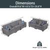 Legend Vansen Modular Sectional Sofa L Shaped Couch with Ottoman Modern Reversible Corner Sectional Couch for Living Room view 2